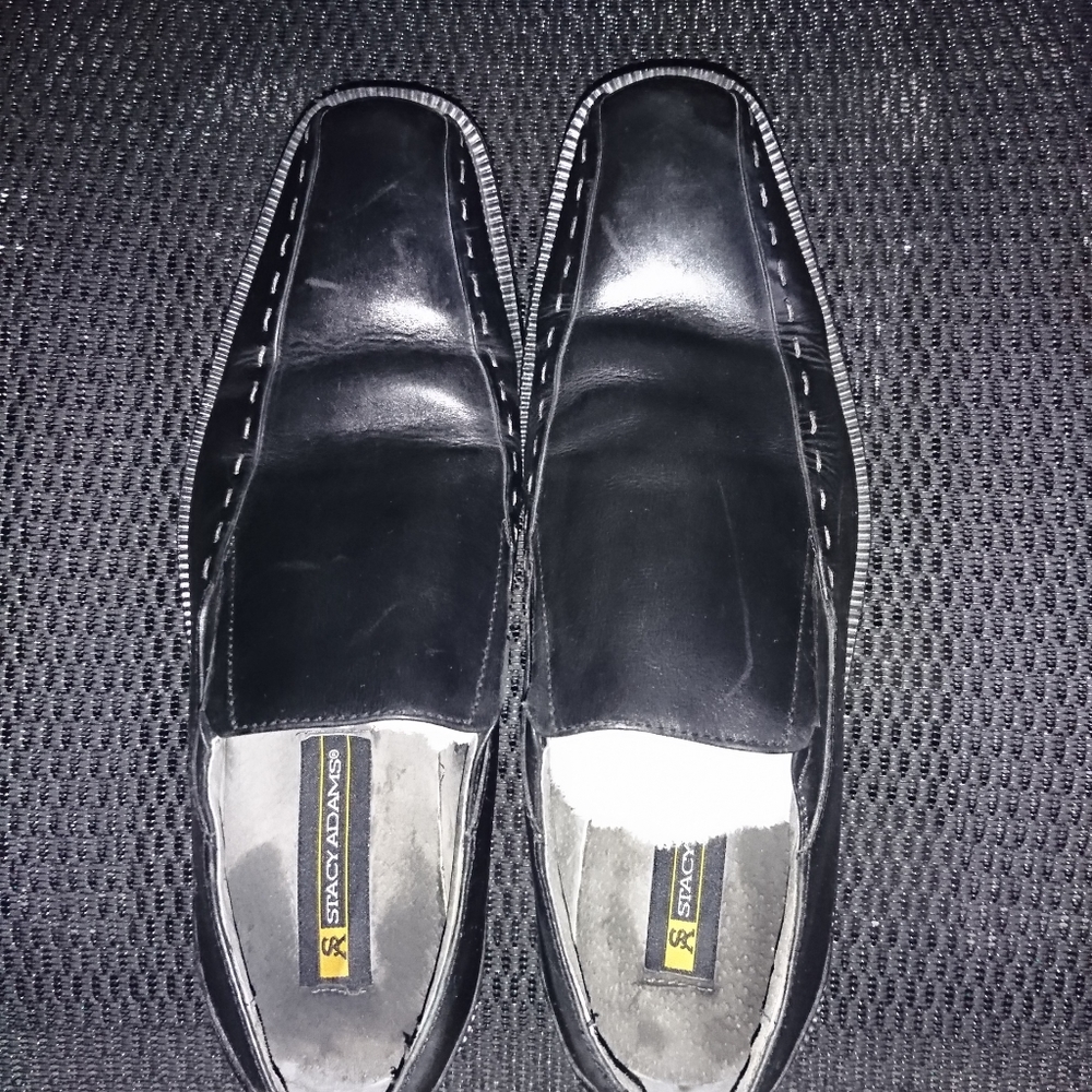 Men's Leather slip on dress shoes
